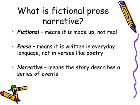 example of fictional prose